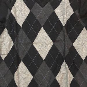 GAP wool blend argyle sweater